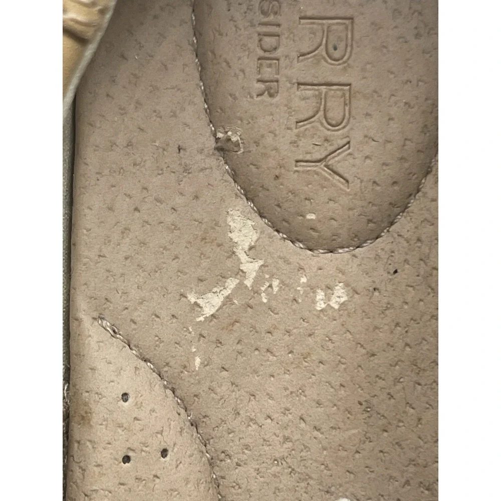 Sperry Top‎ Sider Shoes Women's 8 Songfish Boat Deck Leather STS95588 Beige
